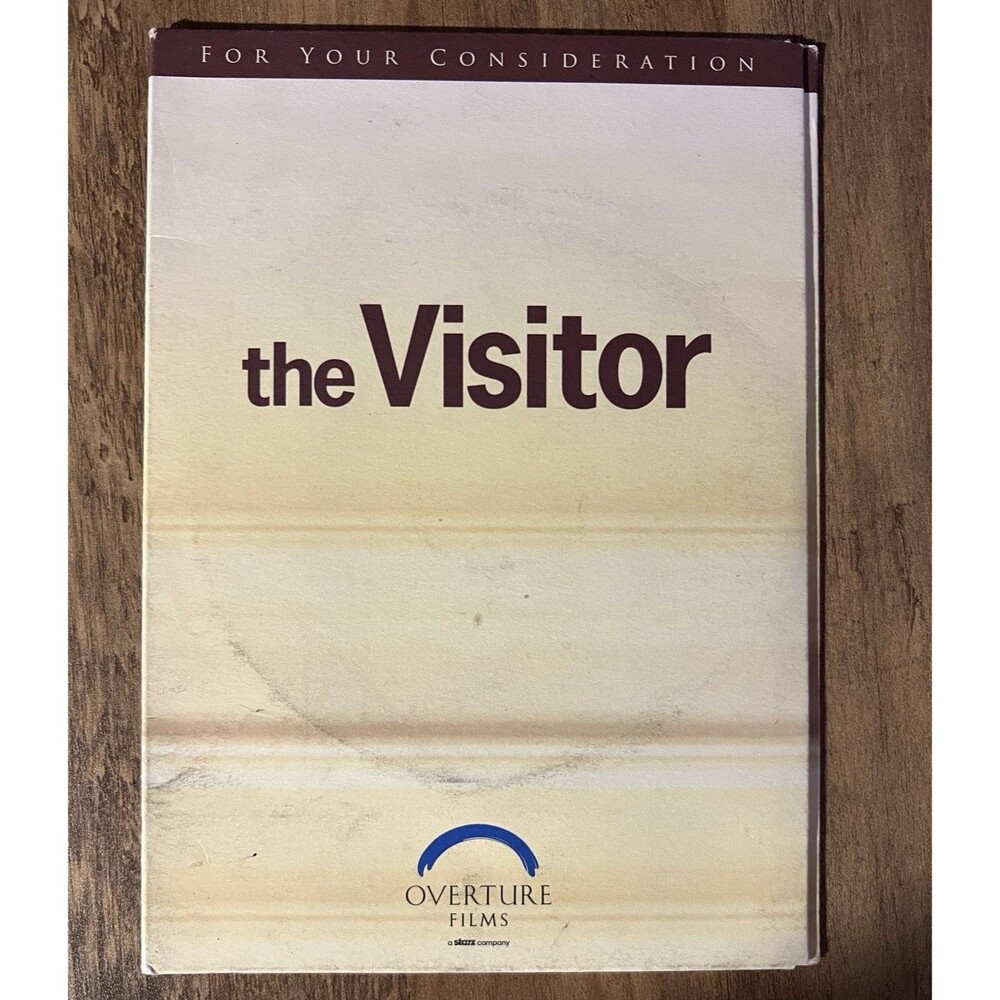Overture Films The Visitor (DVD, 2008) For Your Consideration Screener Sleeve